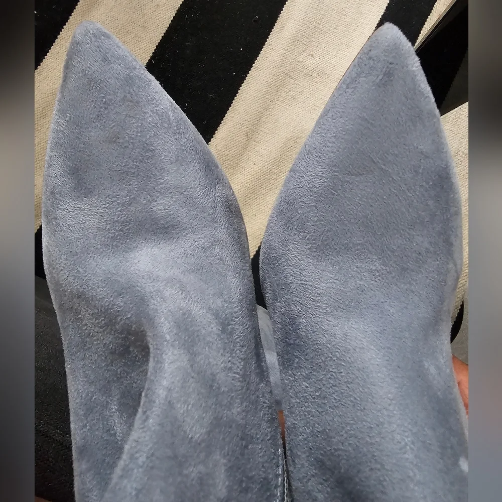 Women's powder blue over the knee Boots Jessica Simpson size 6.5 - Picture 3 of 4